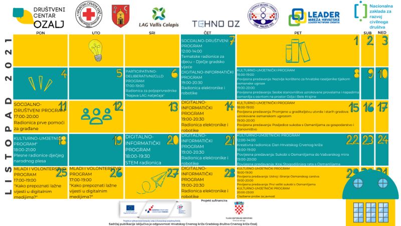 BULK DC Ozalj kalendar LISTOPAD slika