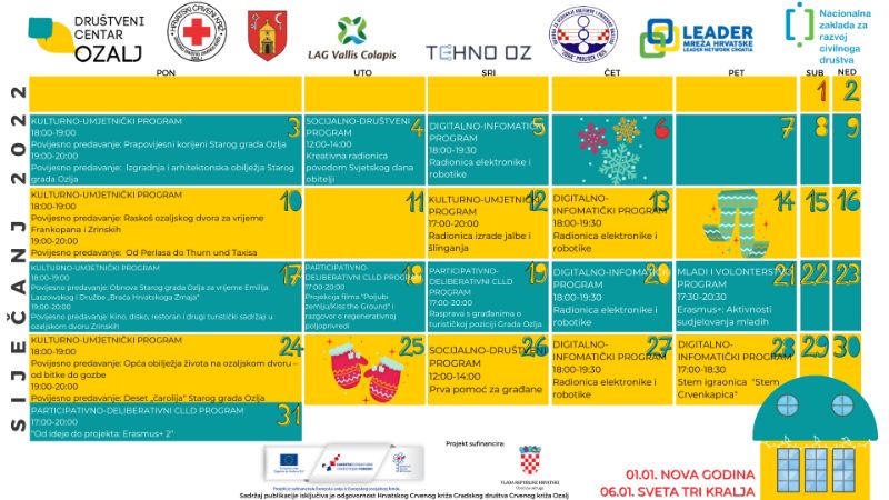 DC Ozalj kalendar SIJ 2022 buljk